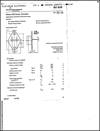 Click here to download BU526 Datasheet