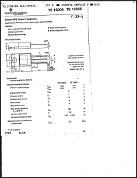 Click here to download TE13005 Datasheet