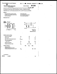 Click here to download BF993 Datasheet