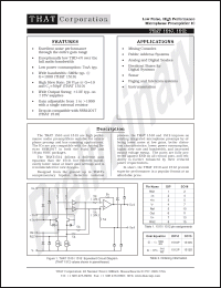 Click here to download THAT1512 Datasheet