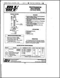 Click here to download TDET802W Datasheet