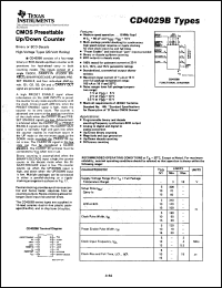 Click here to download CD4029BPW Datasheet