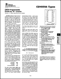 Click here to download CD4059AE Datasheet