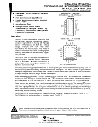 Click here to download SNJ54ALS193AW Datasheet
