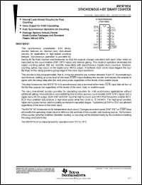 Click here to download SN74F161ADR Datasheet