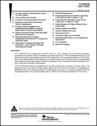 Click here to download TLV320VD30PN Datasheet