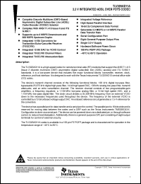 Click here to download TLV320AD11APZ Datasheet