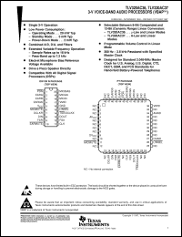 Click here to download TLV320AC36IDW Datasheet