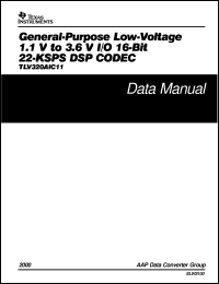 Click here to download TLV320AIC11CPFB Datasheet