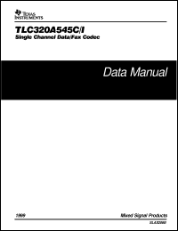 Click here to download TLC320AD545-EVM Datasheet