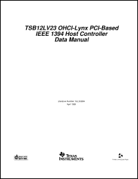 Click here to download TSB12LV23 Datasheet