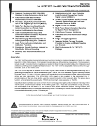 Click here to download TSB11LV01 Datasheet