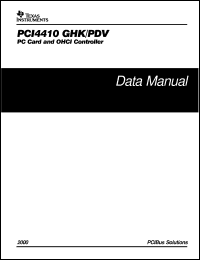 Click here to download PCI4410PDV Datasheet