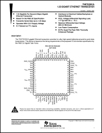 Click here to download TNETE2201APHD Datasheet