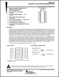 Click here to download SN75C1154N Datasheet