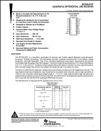 Click here to download SN75ALS197J Datasheet