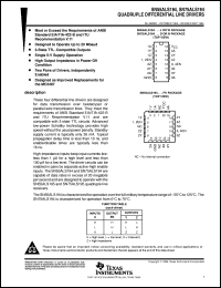 Click here to download SNJ55ALS194FK Datasheet