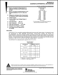 Click here to download SN75ALS173NSR Datasheet