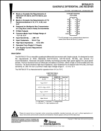 Click here to download SN75ALS173NSLE Datasheet