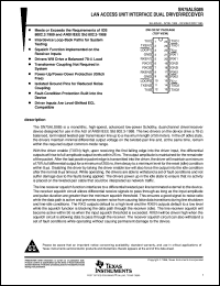 Click here to download SN75ALS085DWR Datasheet