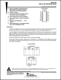 Click here to download SN751730D Datasheet