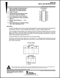 Click here to download SN751730 Datasheet