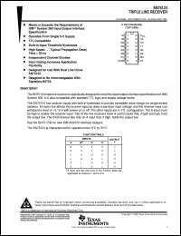 Click here to download SN75124D Datasheet