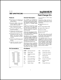 Click here to download BQ2004HSNTR Datasheet
