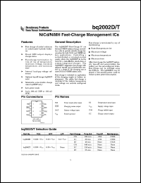 Click here to download BQ2002DSNTR Datasheet