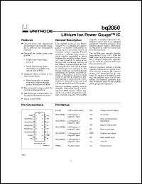 Click here to download BQ2050SN-D119 Datasheet