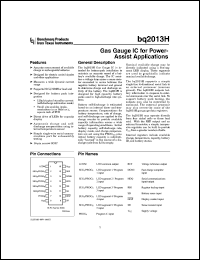 Click here to download BQ2013HSN-A514 Datasheet