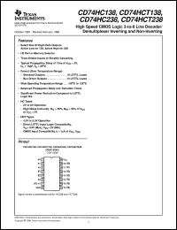 Click here to download CD74HC238M96 Datasheet