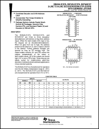 Click here to download SNJ54ALS137AW Datasheet