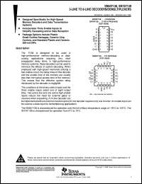 Click here to download SNJ54F138FK Datasheet