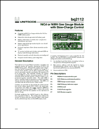 Click here to download BQ2112B-KT Datasheet