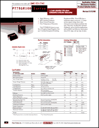 Click here to download PT79SR152H Datasheet