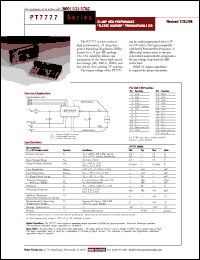Click here to download PT7777C Datasheet