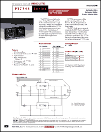 Click here to download PT7748N Datasheet