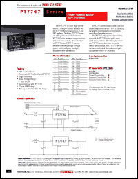 Click here to download PT7747C Datasheet