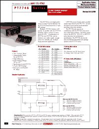 Click here to download PT7746 Datasheet