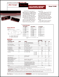 Click here to download PT7707C Datasheet