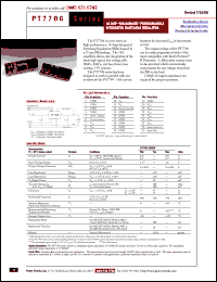 Click here to download PT7706N Datasheet