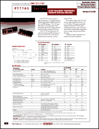 Click here to download PT7705C Datasheet