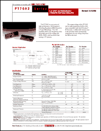 Click here to download PT7602N Datasheet