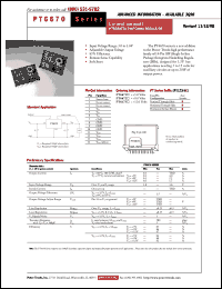 Click here to download PT6671F Datasheet