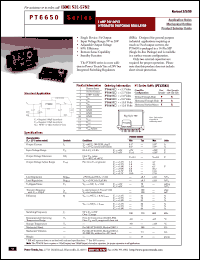 Click here to download PT6653B Datasheet