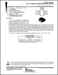 Click here to download TPS1120DR Datasheet
