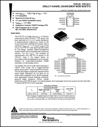 Click here to download TPS1101D Datasheet