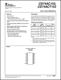 Click here to download CD74ACT153M96 Datasheet