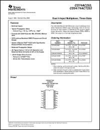 Click here to download CD74ACT253M Datasheet